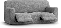 Paulato By Ga.I.Co. Recliner Sofa Slipcover - 1-Piece Furniture Protector - Form Fit, Machine Washable -Microfibracollection - Ash Color