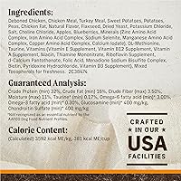 Vista 5 de Merrick - Alimento seco para perros, receta de pollo real y batata libre de granos, 22 libras, en bolsa