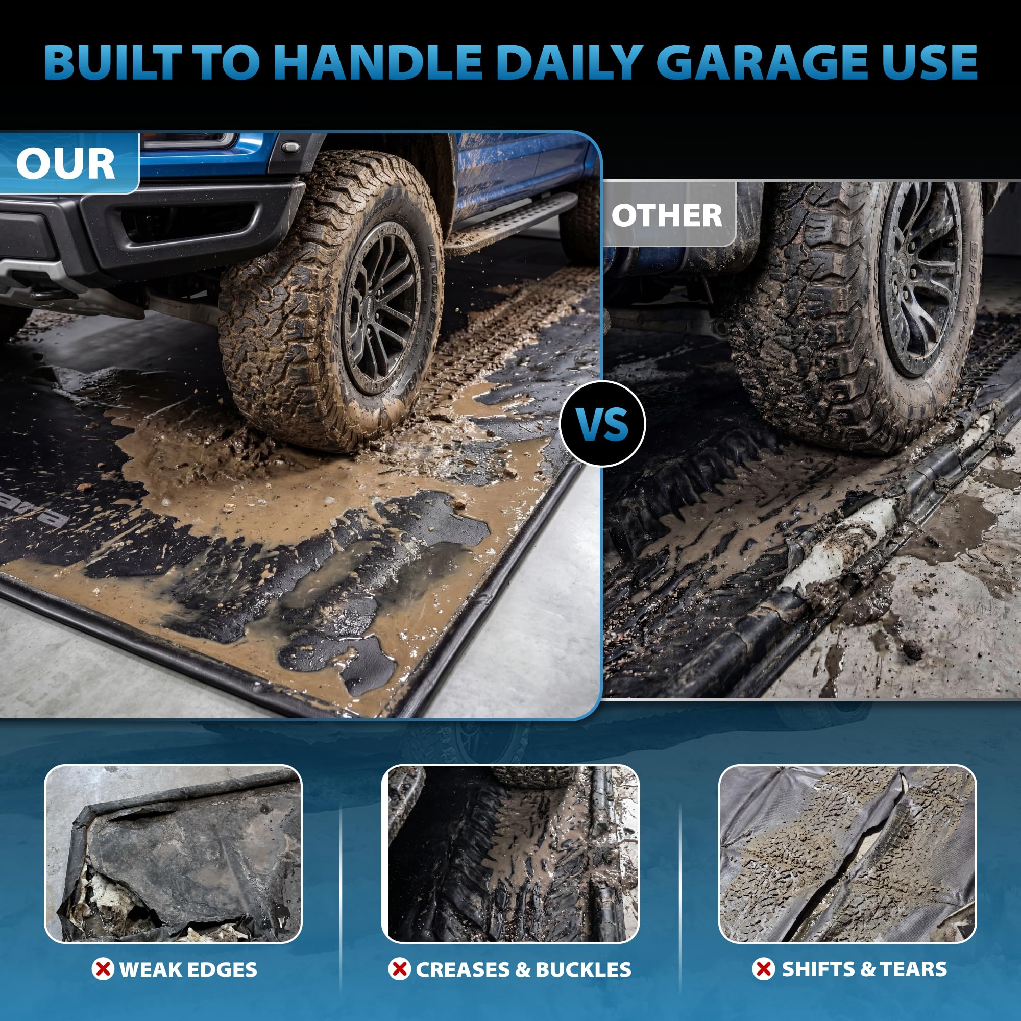 Best Garage Floor Mat 2026: 5 Oil-Containment Picks 2 DremGara 7'9' x 18' Heavy-Duty Garage Floor Mat - 610GSM Commercial-Grade PVC Co — product photo