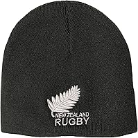 Vista 1 de Nueva Zelanda Rugby Logo Beanie Negro