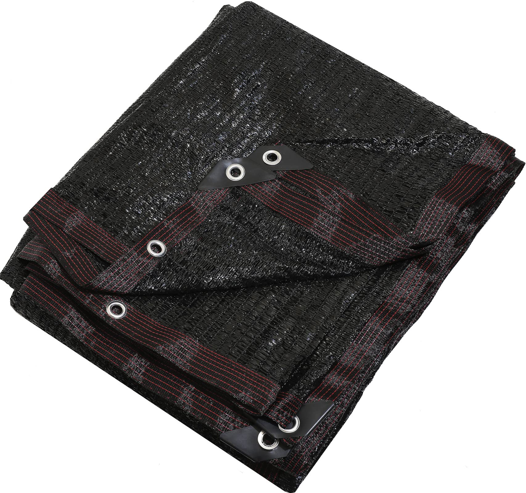 30% Black 10 x 18 FT Shade Fabric Sun Shade Cloth, Durable Mesh Tarp with Grommets, Resistant Garden Sun Shade Netting, Shading Antifreezing for Pergola Cover Canopy, Greenhouse, Plants Growing