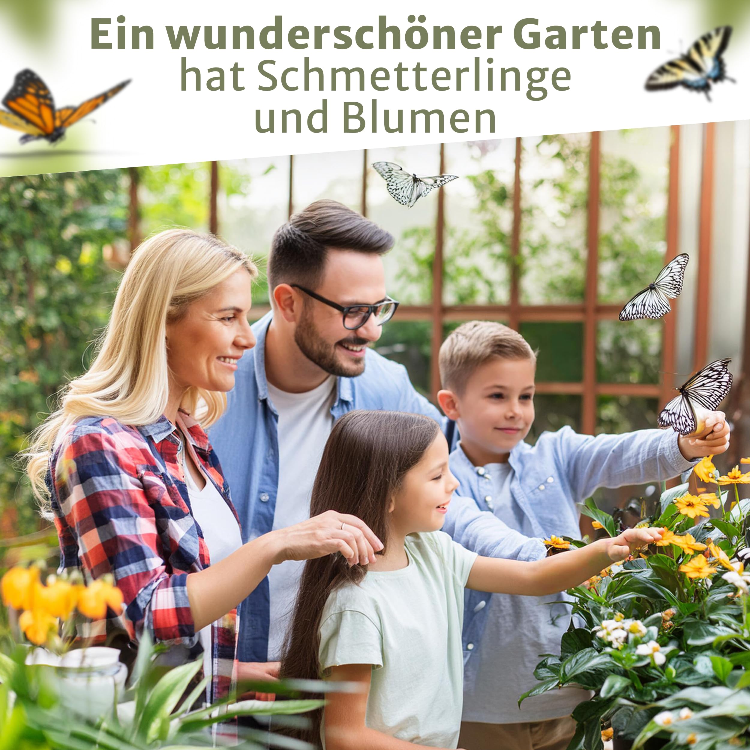 Oramics Schmetterlingshaus aus Kiefernholz mit wetterfestem Metall Dach [Made in Europe] Schmetterlingshotel für Garten und Balkon – Schmetterling Kasten Insektenhotel zum Züchten oder zur Aufzucht