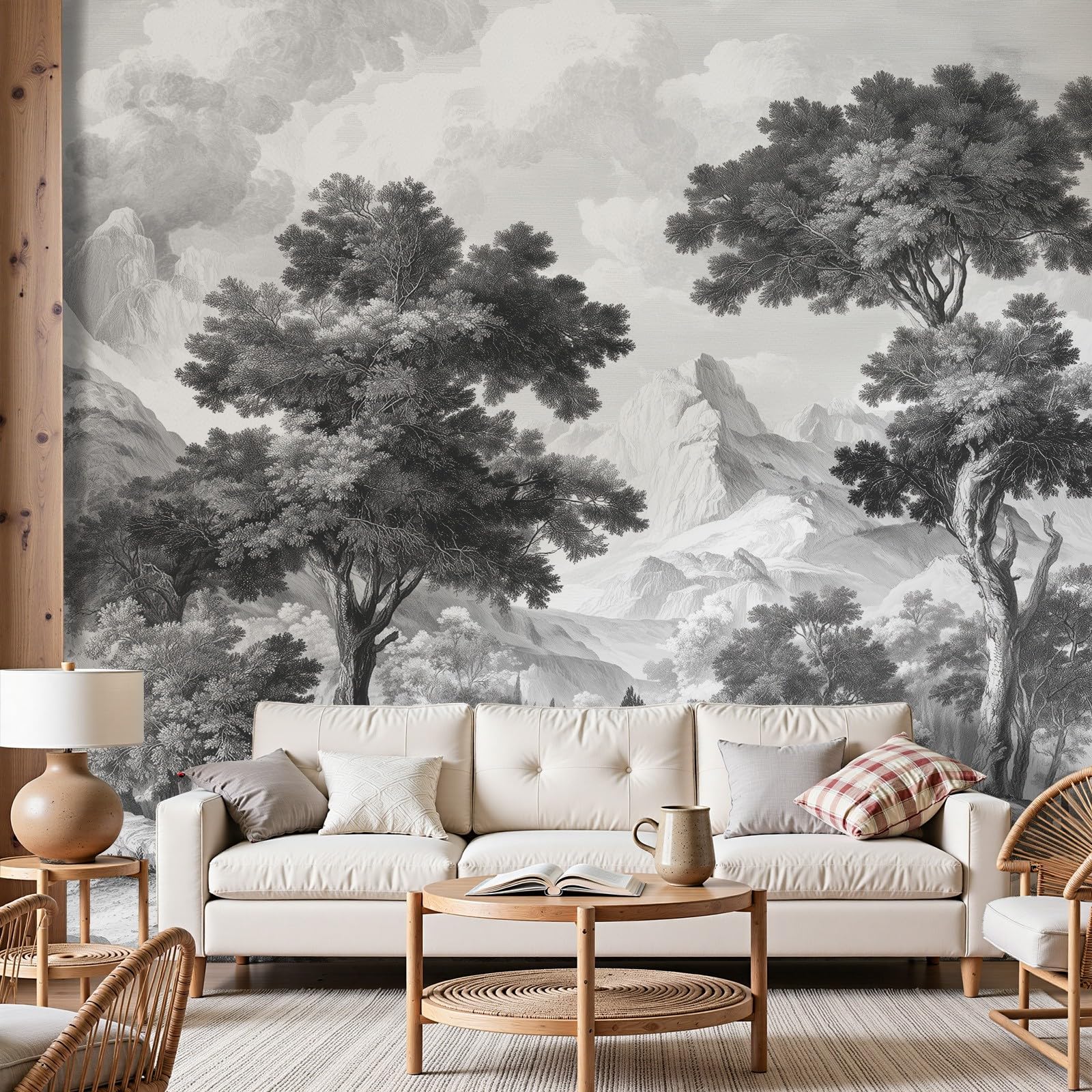Papier peint forêt pour une ambiance zen dans votre chambre
