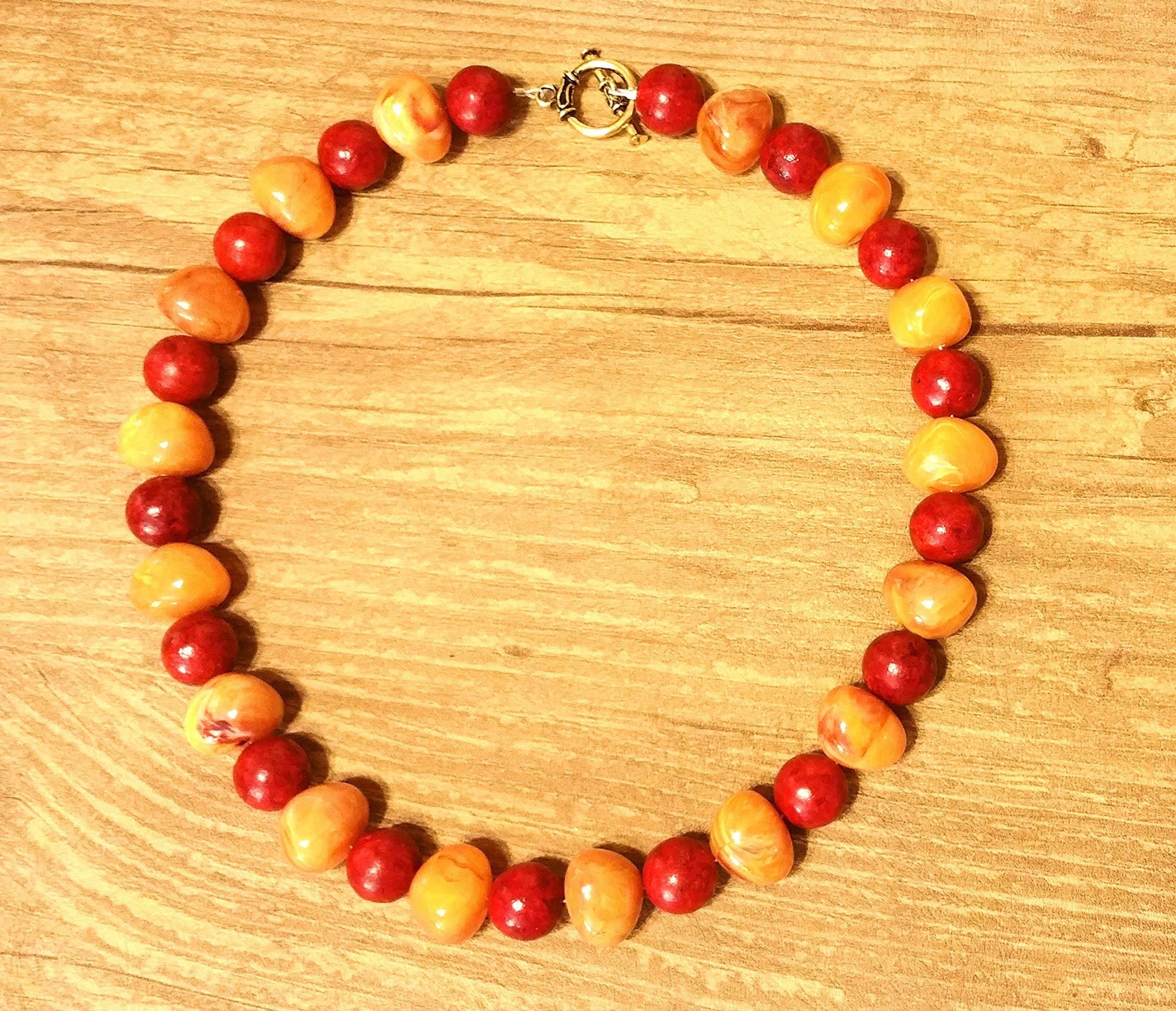 Mango and Berries Necklace