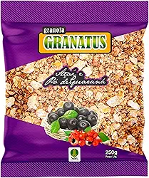 Natu's, Granola com Açaí & Pó de Guaraná, Power, Granatus, 250 Gramas