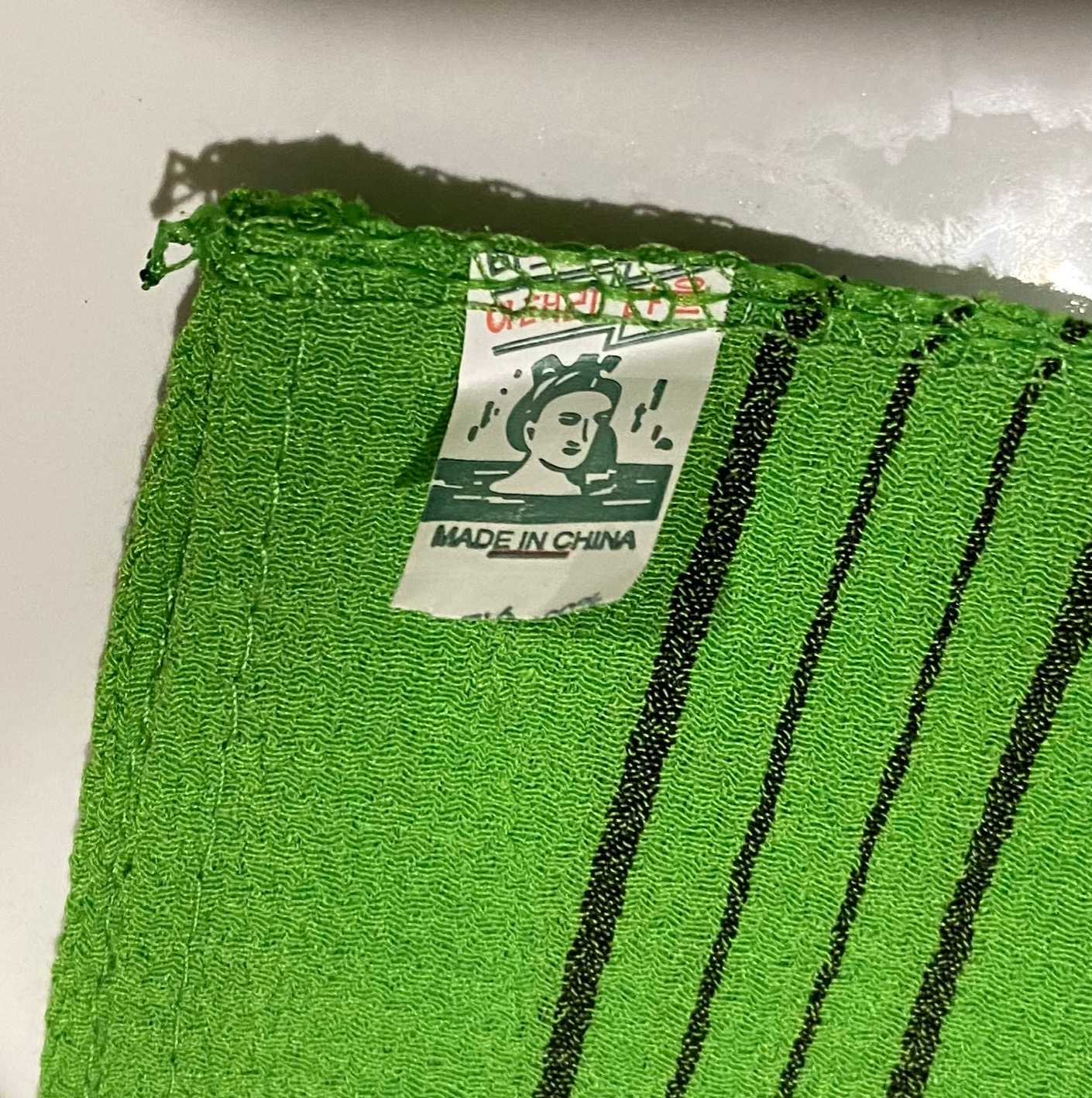 Korean Exfoliating Bath Washcloth [4 pcs] (Green) by TeChef Home Music