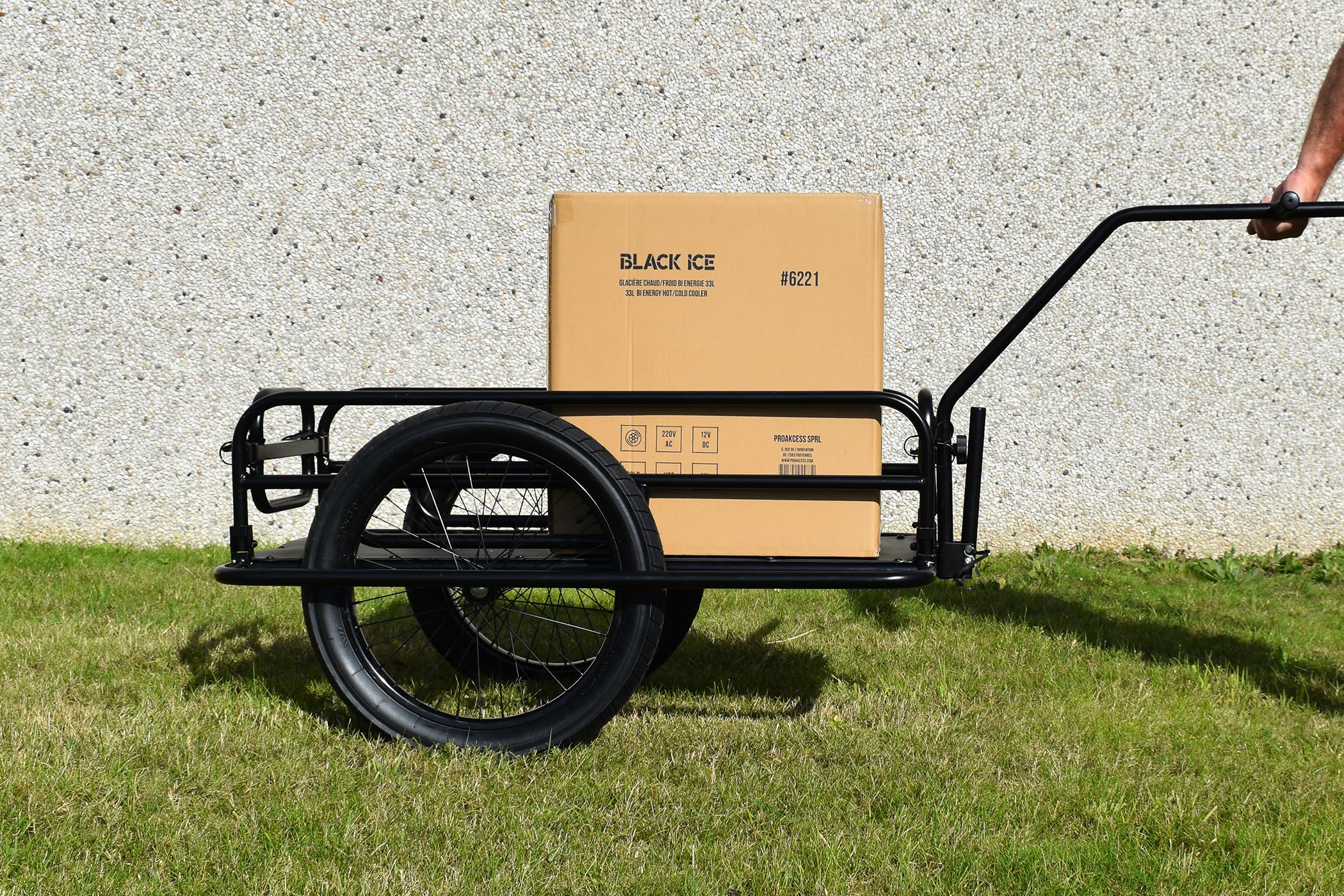 Remorque Pliable pour Vélo Attelage sur Tige de Selle