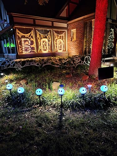 Miniatura 7 de Halloween Spider Webs, Precut 2 Webs Per Order, Stretchy, Indoor or Outdoor, Reusable (Beige)