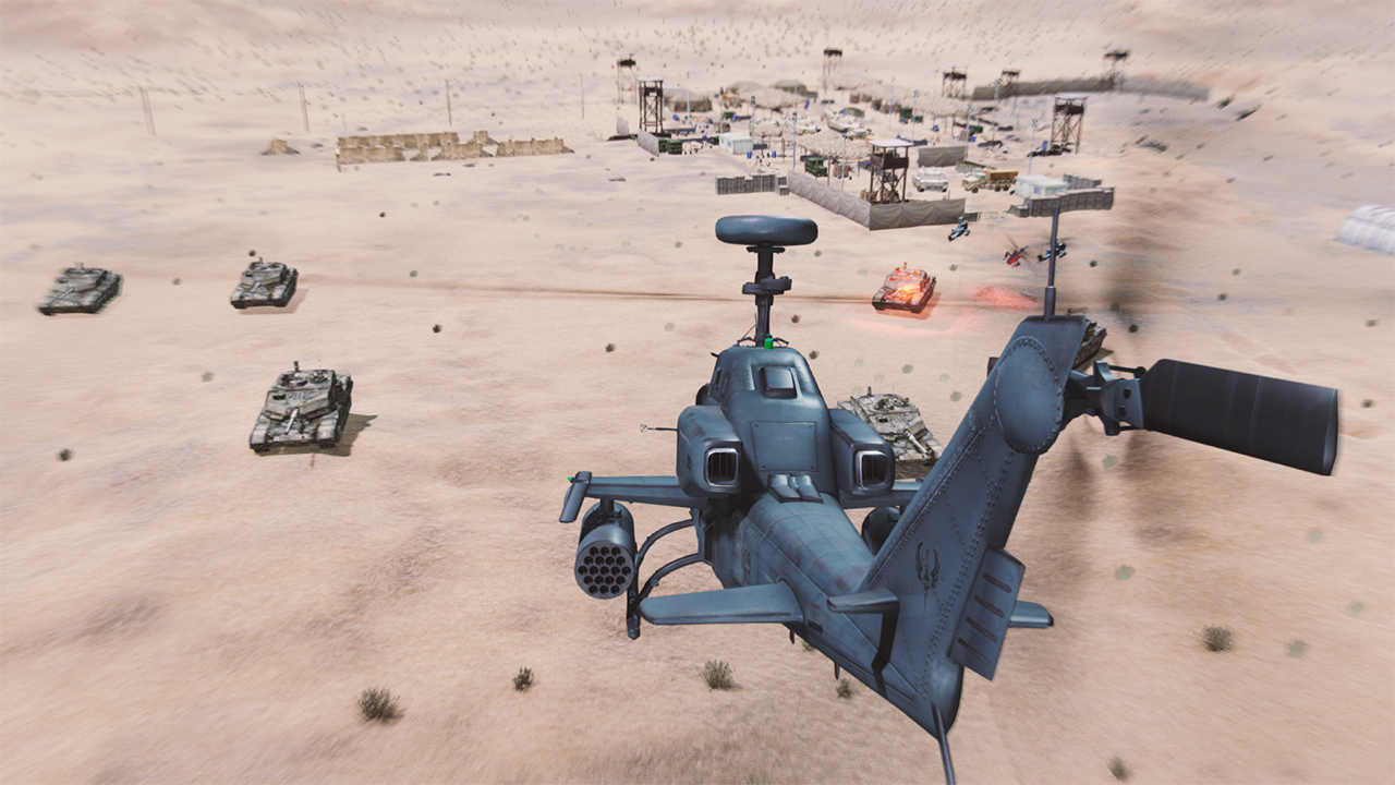 Modern World Of Tank vs Helicopter Urban Combat Real Gunship Warfare