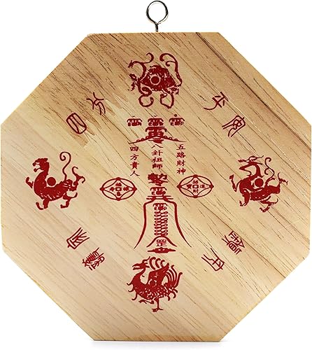 Miniatura 3 de better us Feng Shui - Espejo chino de madera Bagua de 4 pulgadas (cóncavo)
