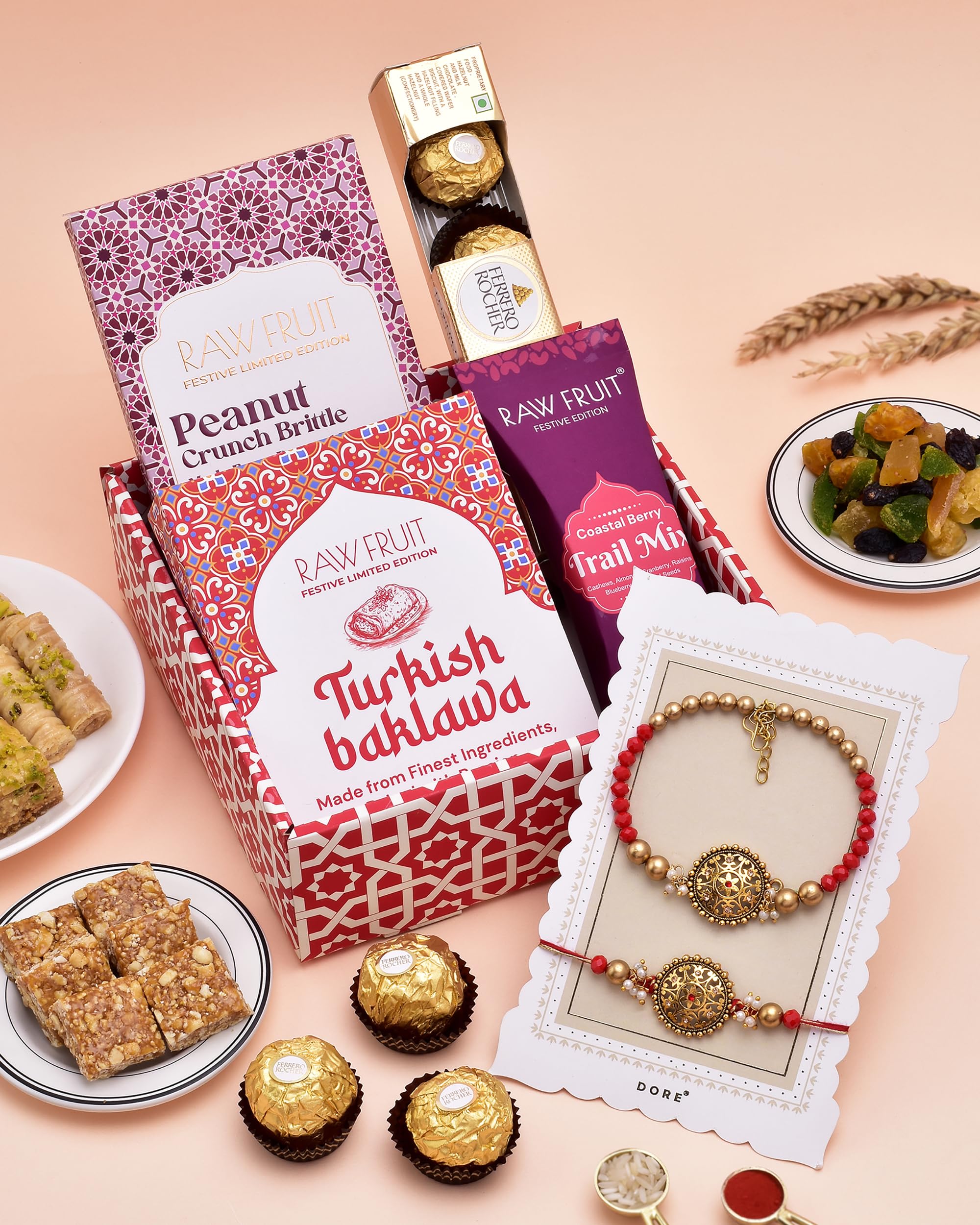 Hyperfoods® Rakhi For Brother And Bhabhi Rakhi Hamper For Brother Rakhi Gift For Brother Rakhi Gift Hamper Rakhi Hamper For Brother And Bhabhi Rakhi Gifts Chikki Chocolate Nuts Bar Bhai Bhabhi Rakhi (B0D8LFPNCG) Amazon Price History, Amazon Price Tracker