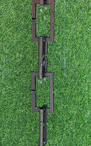 Miniatura 7 de KAM Página de inicio Cadena rectangular RAIN 8.5 pies (negro) con kit de instalación