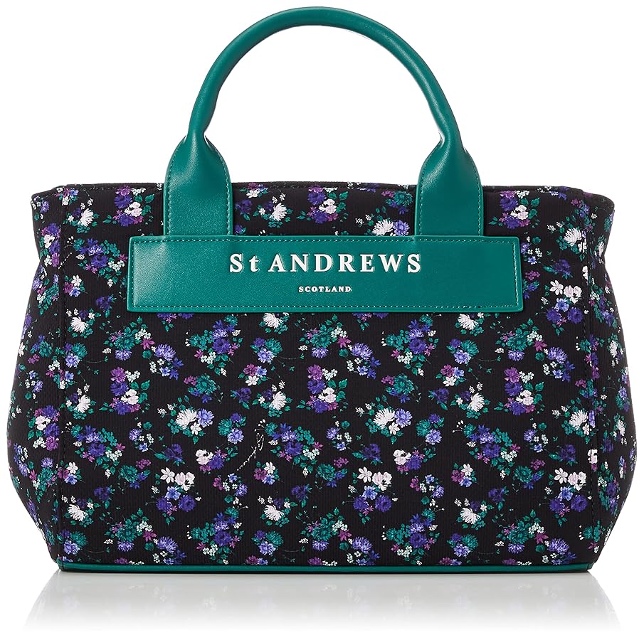 未使用 セントアンドリュース フラワー プリント カートバッグ ホワイト 未使用 セントアンドリュース フラワー プリント カートバッグ