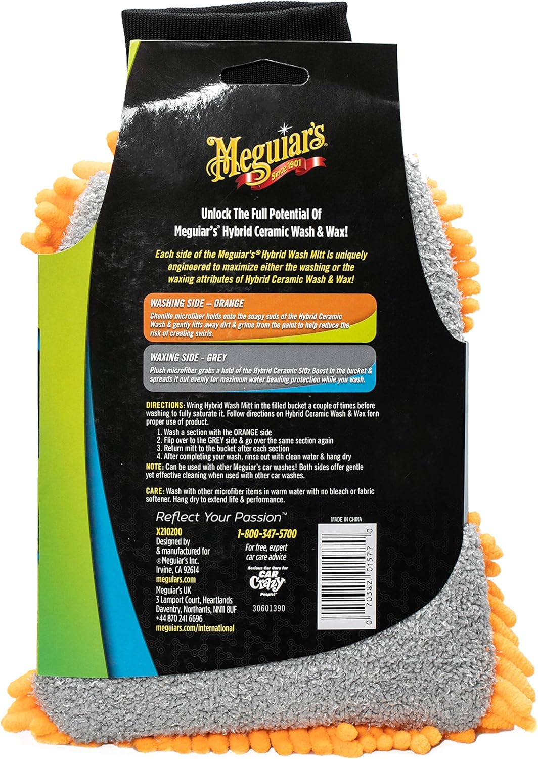 Meguiar's X210200 Hybrid Wash Mitt + Free Shipping