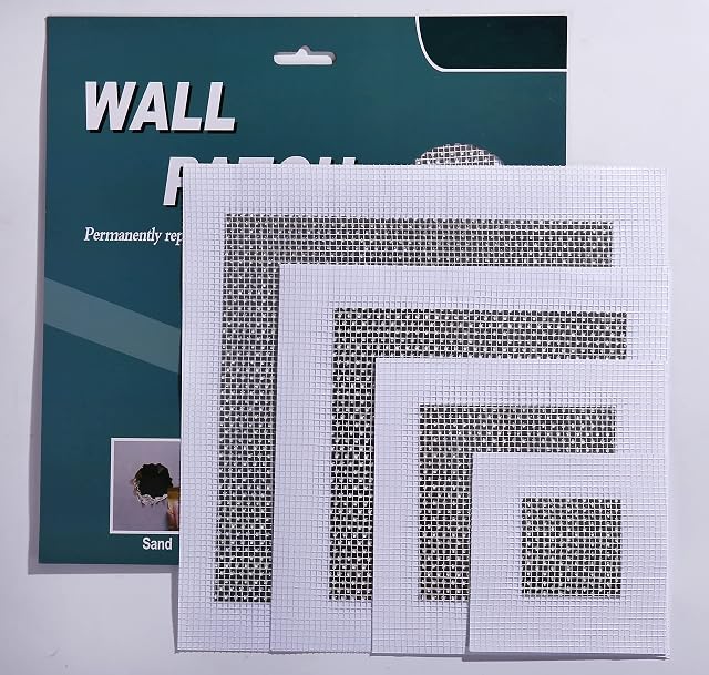 Wall Repair Drywall Repair Patch, 6-Piece Self-Adhesive Fiberglass Wall Repair Impregnation Kit - Quick Repair Drywall Hole Patch for Filling Wall Holes (6-Piece, Multiple Combinations)