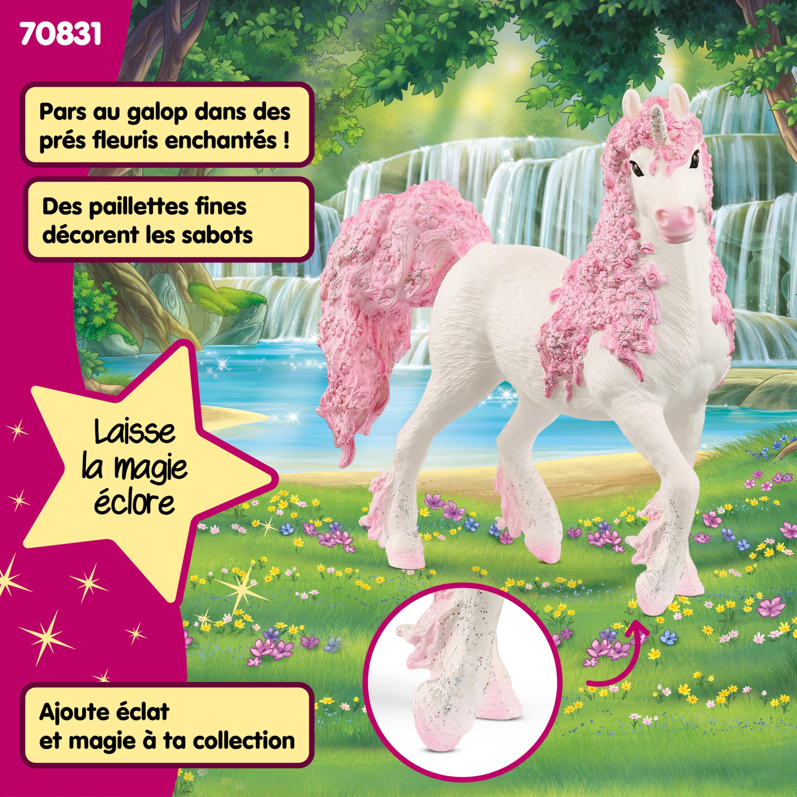 schleich BAYALA | Jument licorne Peach 70860 | Figurine féerique détaillée | Cadeau magique pour enfants | Figurine de collection de haute qualité | Jouet dès 5 ans | 16 x 4 x 11 cm