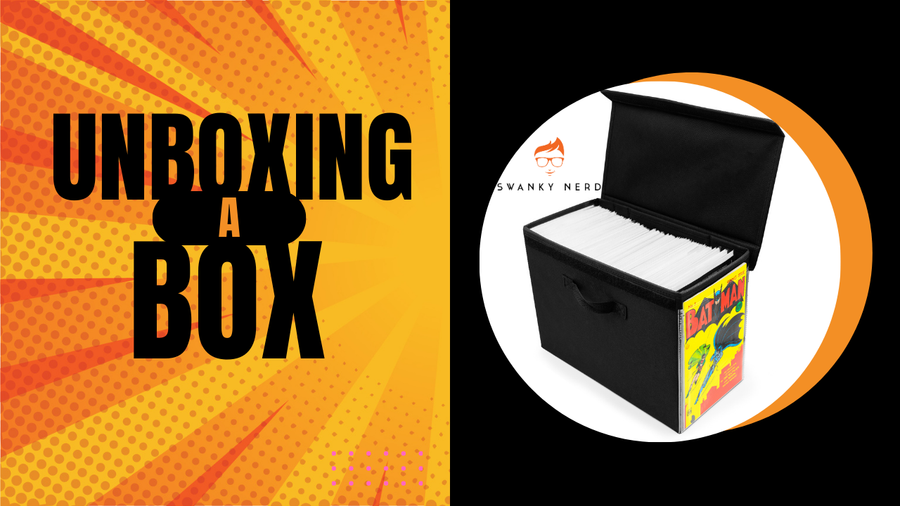 Watch Unboxing - Comic Vision Comic Book Display Storage Box on Amazon Live