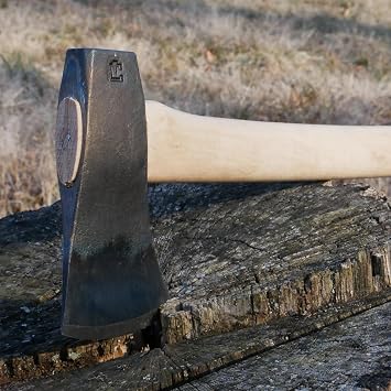 COUNCIL TOOL 1.625 lb Flying Fox Hatchet, Cutting Power, Balanced | USA Made,Multi-Use Camp Hatchet, Hardened Bit And Poll, Made In The Usa, Strong American Hickory Handle