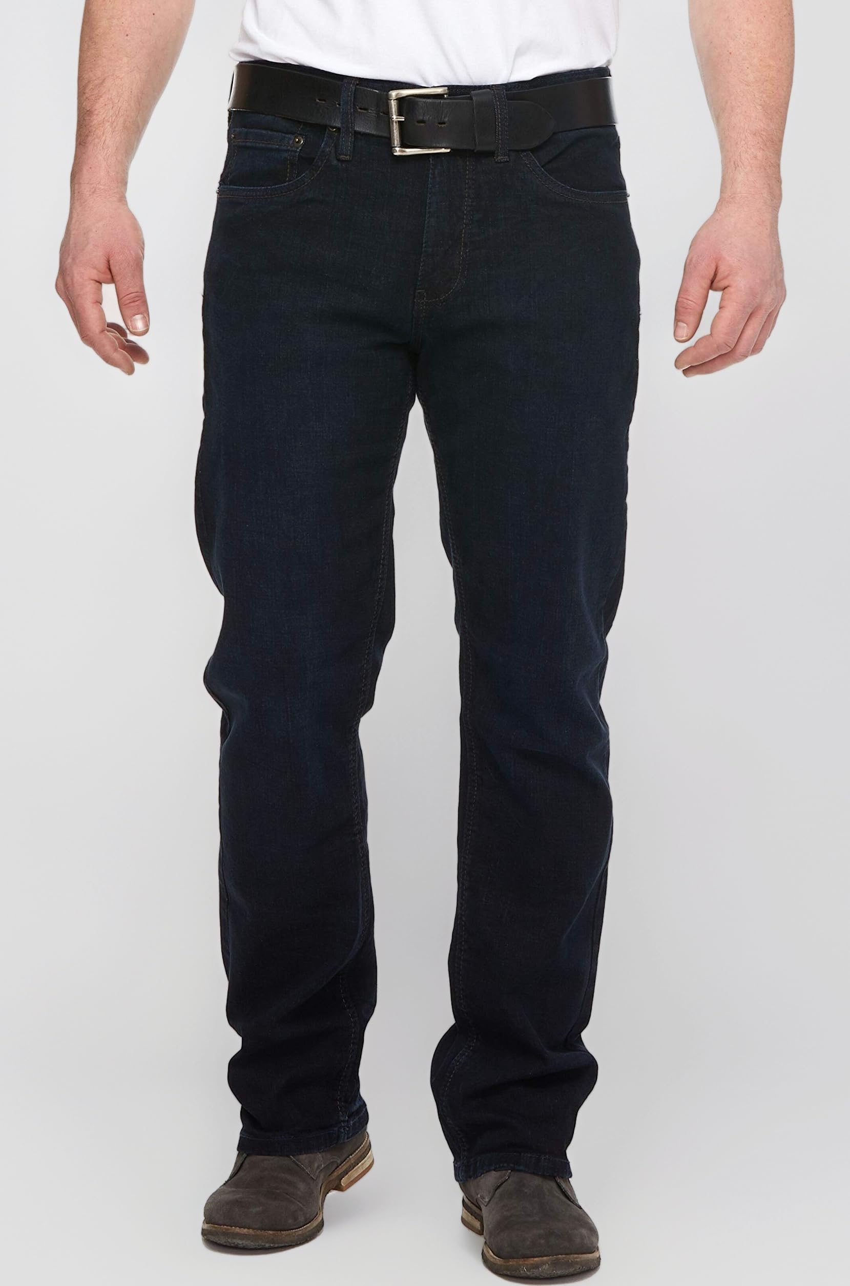 Urban Star Men's Relaxed Fit Straight Leg Jeans