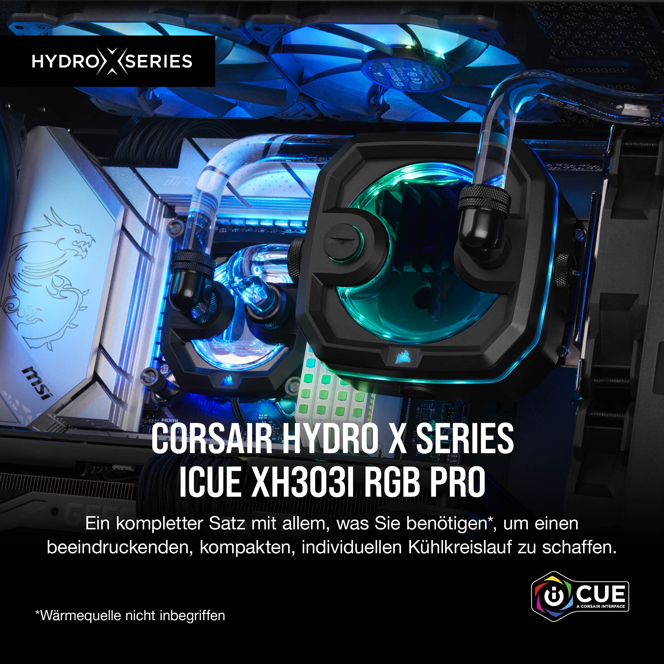 Corsair Hydro X Series iCUE XH303i RGB PRO Kühlkit - CPU-Wasserkuhlung - Dettaglio