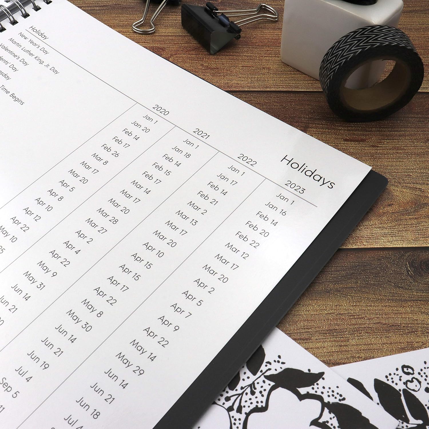 Blue Sky 2020 Weekly & Monthly Planner, Flexible Cover, Twin-Wire Binding, 8.5" x 11", Enterprise
