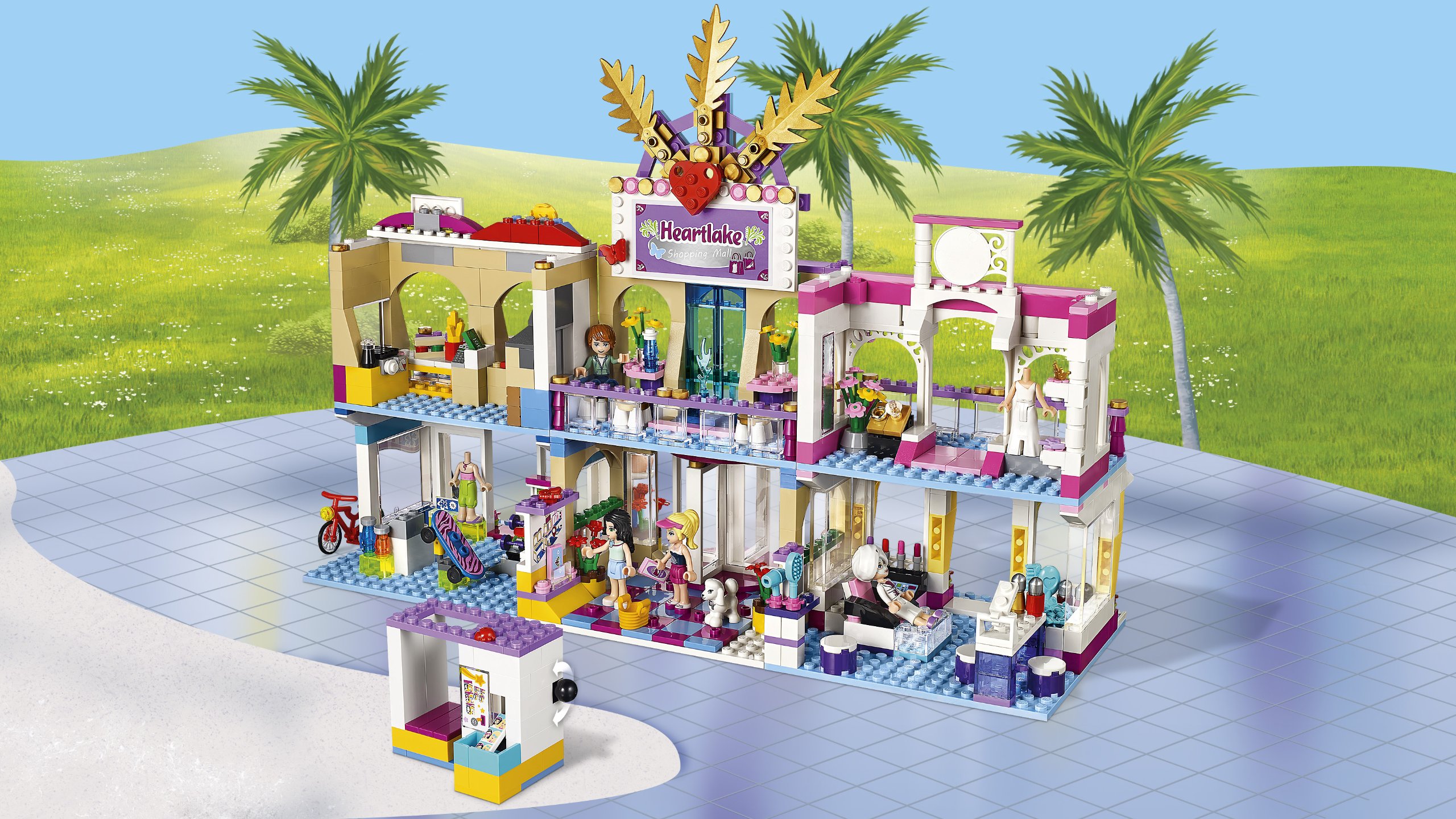 Lego Friends - 41058 - Jeu De Construction - Le Centre Commercial D'heartlake City