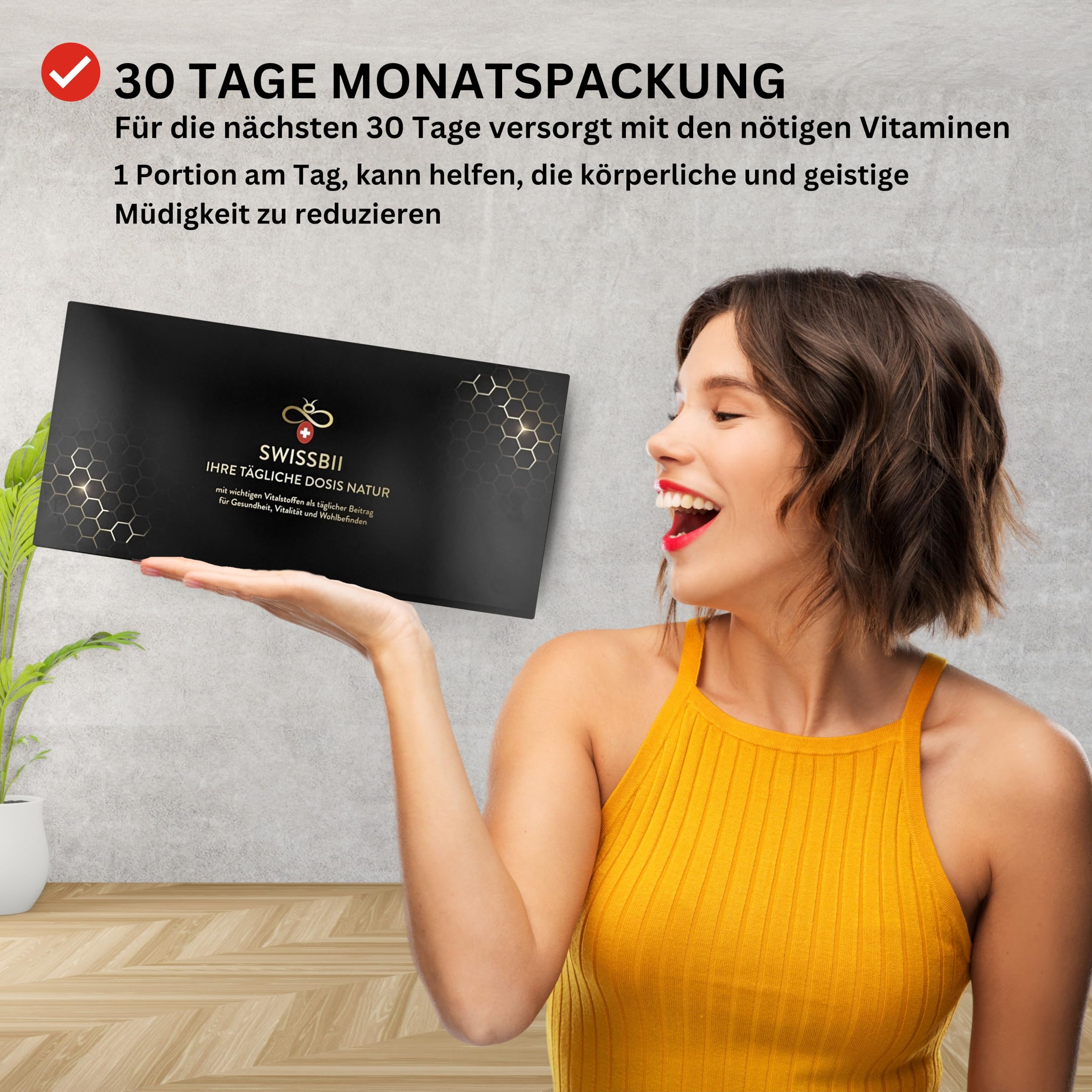 Gelee Royale Ampullen Monatspackung – 100% Rein, natürlich & hochwertige Vitamine. Zur Unterstützung von Energie, Immunität und Hautgesundheit - mit Honigwein
