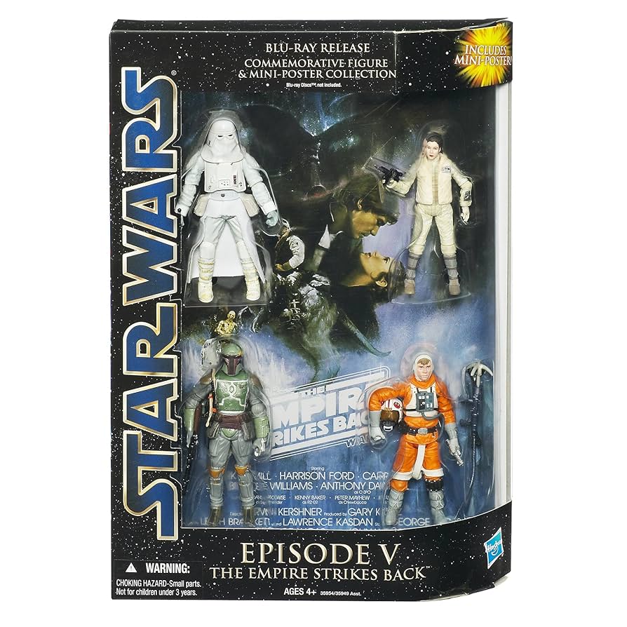 スター・ウォーズ フィギュア+ ブルーレイ セット Amazon.com: Star Wars Saga Episode V Blu-Ray Commemorative