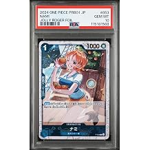 Graded 2024 One Piece PBR01 JP Nami #053 Jolly Roger Foil The Best Trading Card Game PSA 10 Gem Mint