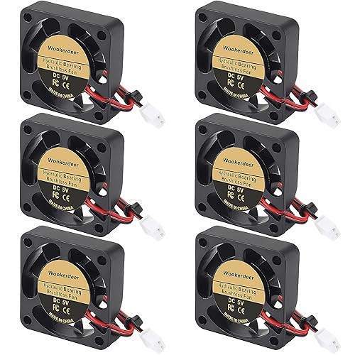 Ventilador silencioso de enfriamiento 4010 DC para impresora 3D Ender 3 Pro, 1.575 pulgadas, 5 V, mini extrusora silenciosa de 0.03 A, ventiladores