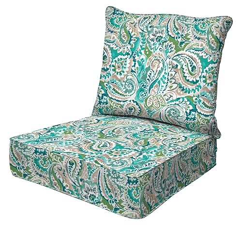 Honeycomb Outdoor Essentials Deep Seat, 24 x 24, Geneva Paisley