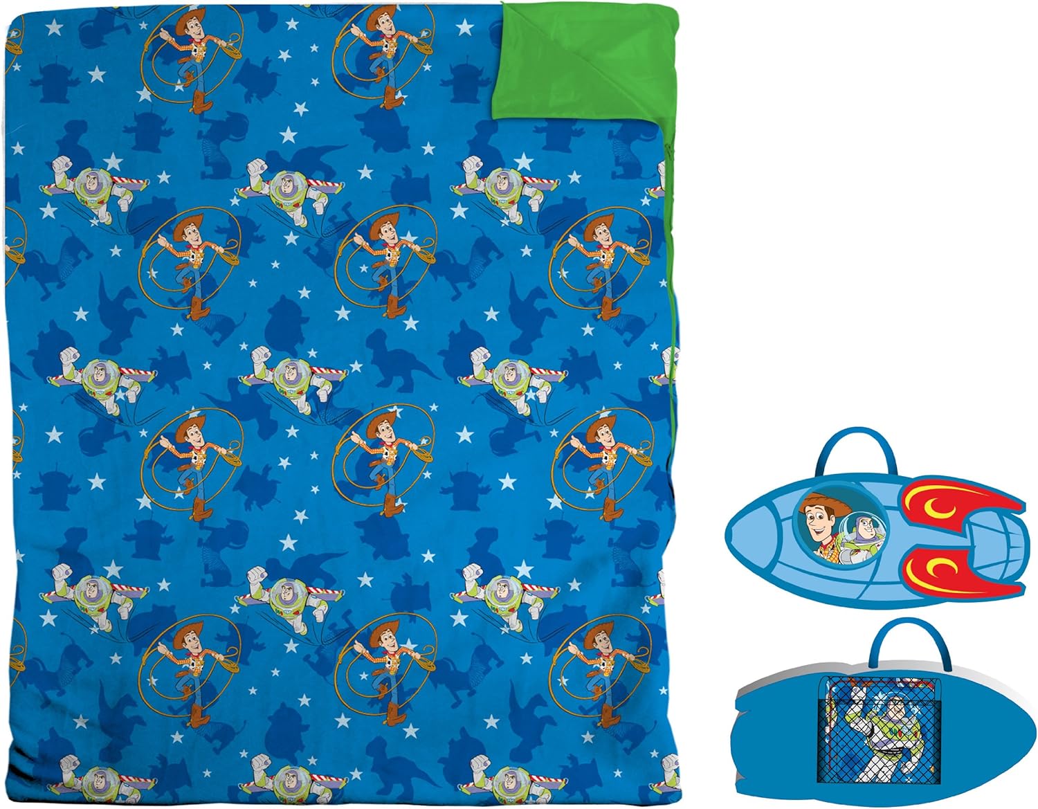 Disney Toy Story Rocket Ship Pillow Sleeping Bag Set Amazon.co.uk