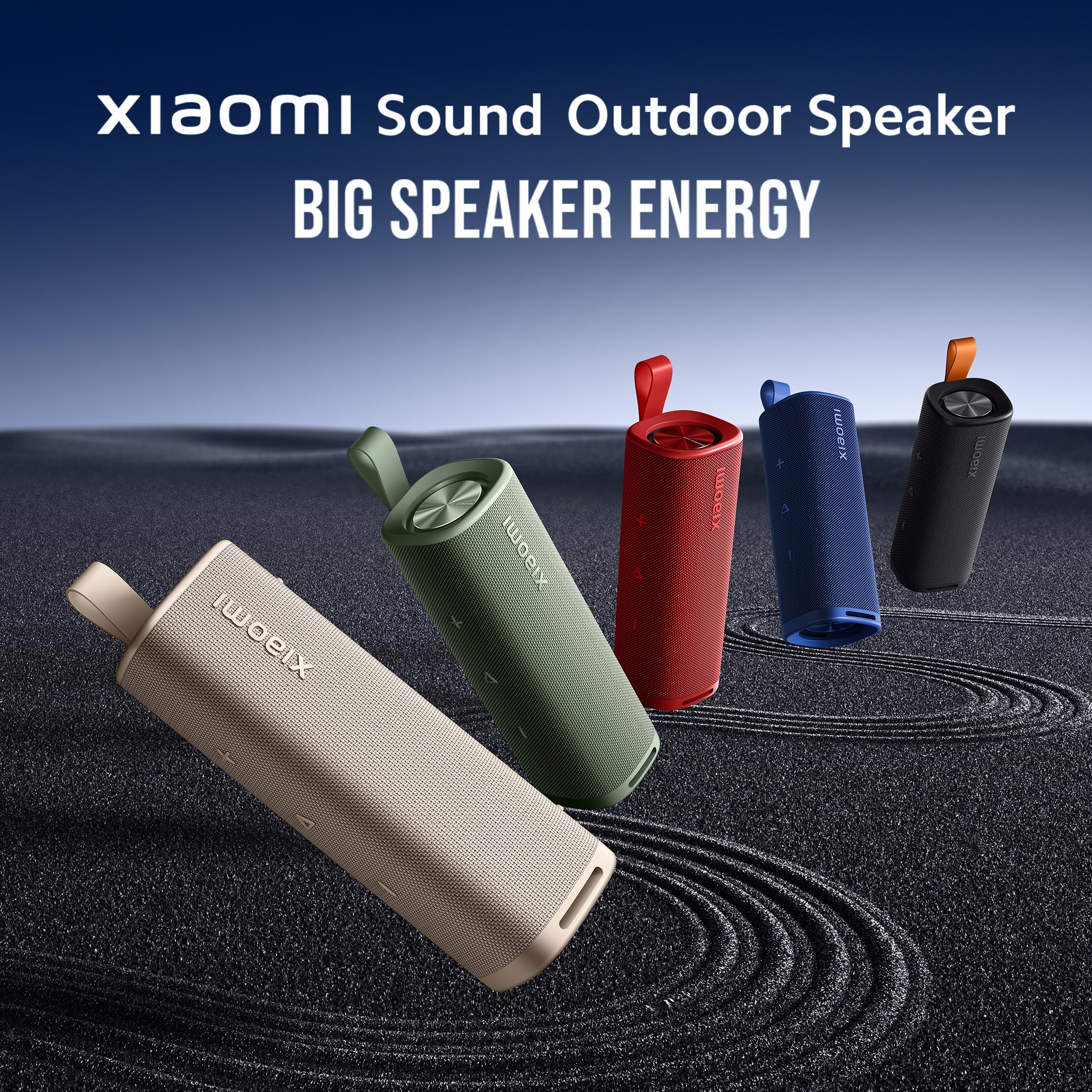 XIAOMI Sound Outdoor Speaker (Green) | |30W Hi-Quality Speaker with Mic|Upto 12hrs Playback Time|IP67 Waterproof & Type C|Wireless Stereo Pairing| Outdoor & Travel Purpose — Amazon image 2