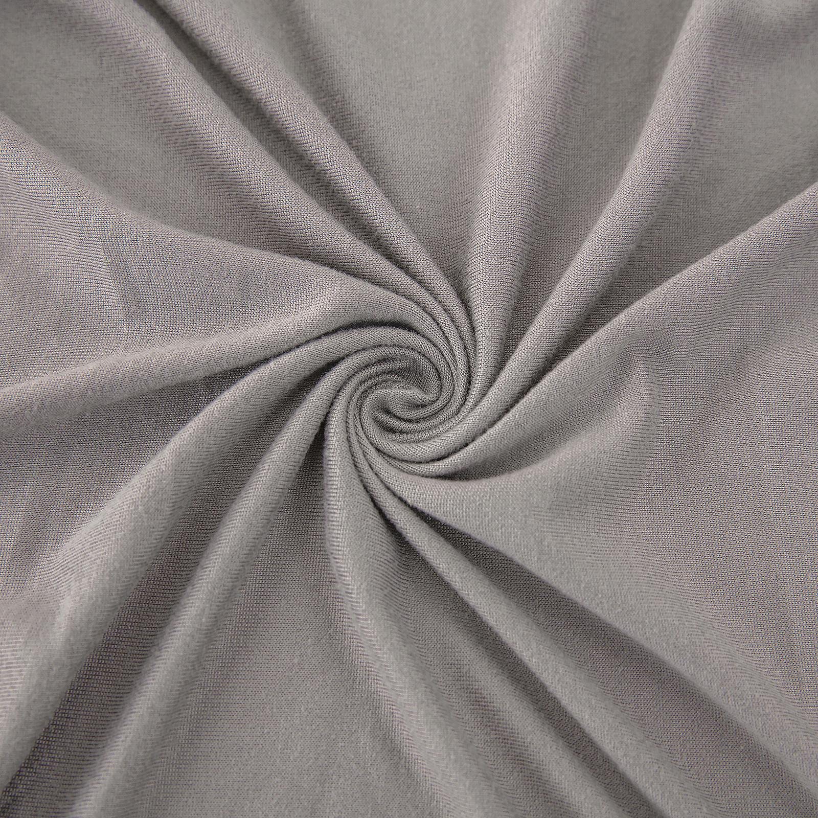 Coprisedia, Coprimaterasso Elasticizzato, Coprimobili, in Spandex, Lavabile, per Camera da Letto, Soggiorno, Uso Quotidiano, Grigio