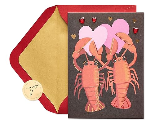 Papyrus Romantic Valentines Day Card (My Forever Lobster)