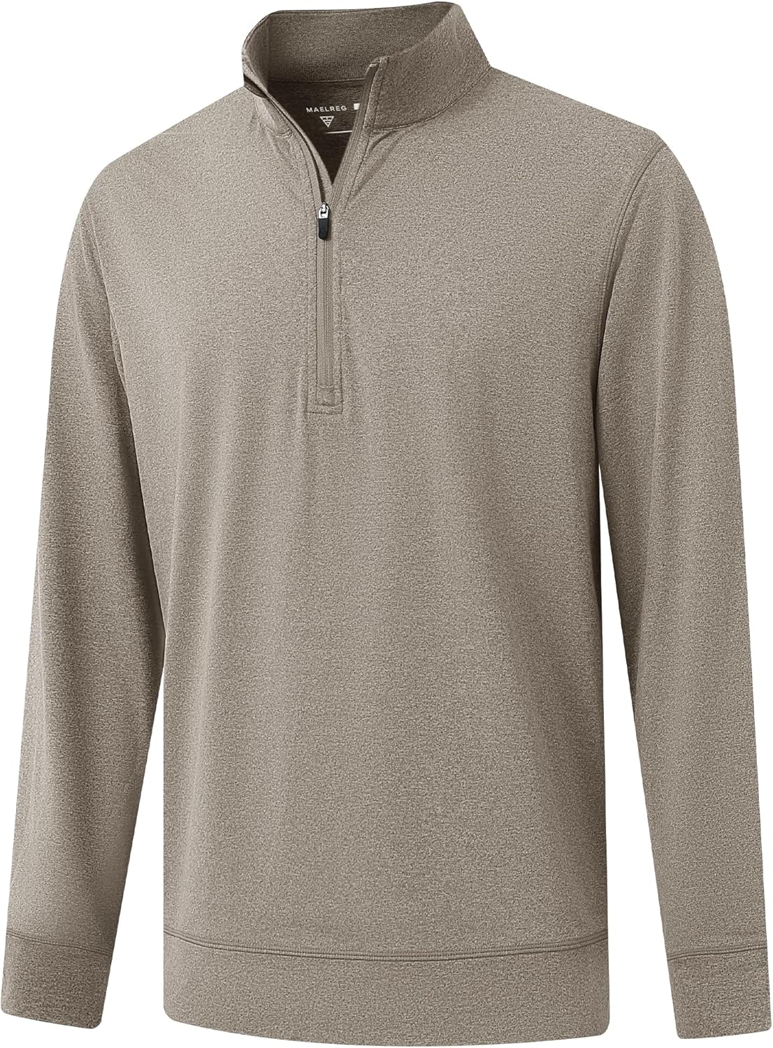 M MAELREG Quarter Zip Pullover Men Moisture Wicking Performance Heather Midlayer Golf 1/4 Zip Pullover Mens Sweatshirt