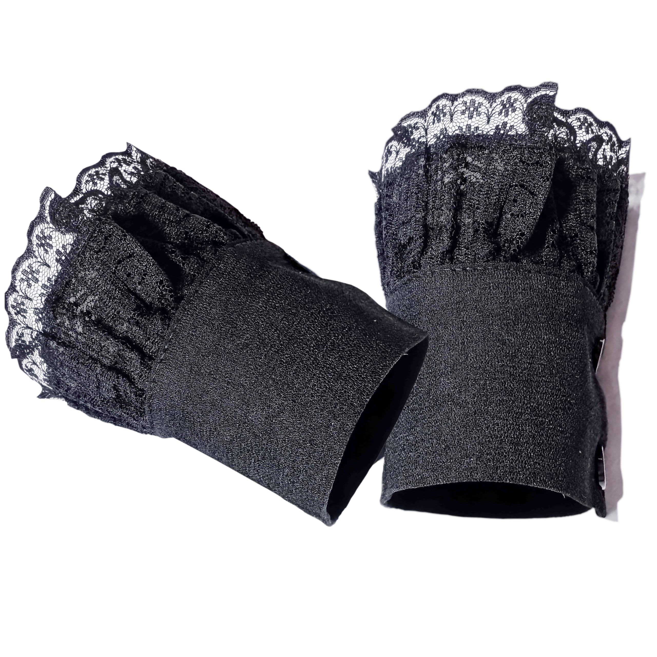 Wrist Cuffs for Women Ladies Teens, Detachable Hand Sleeves for Sweater Blouse Coat