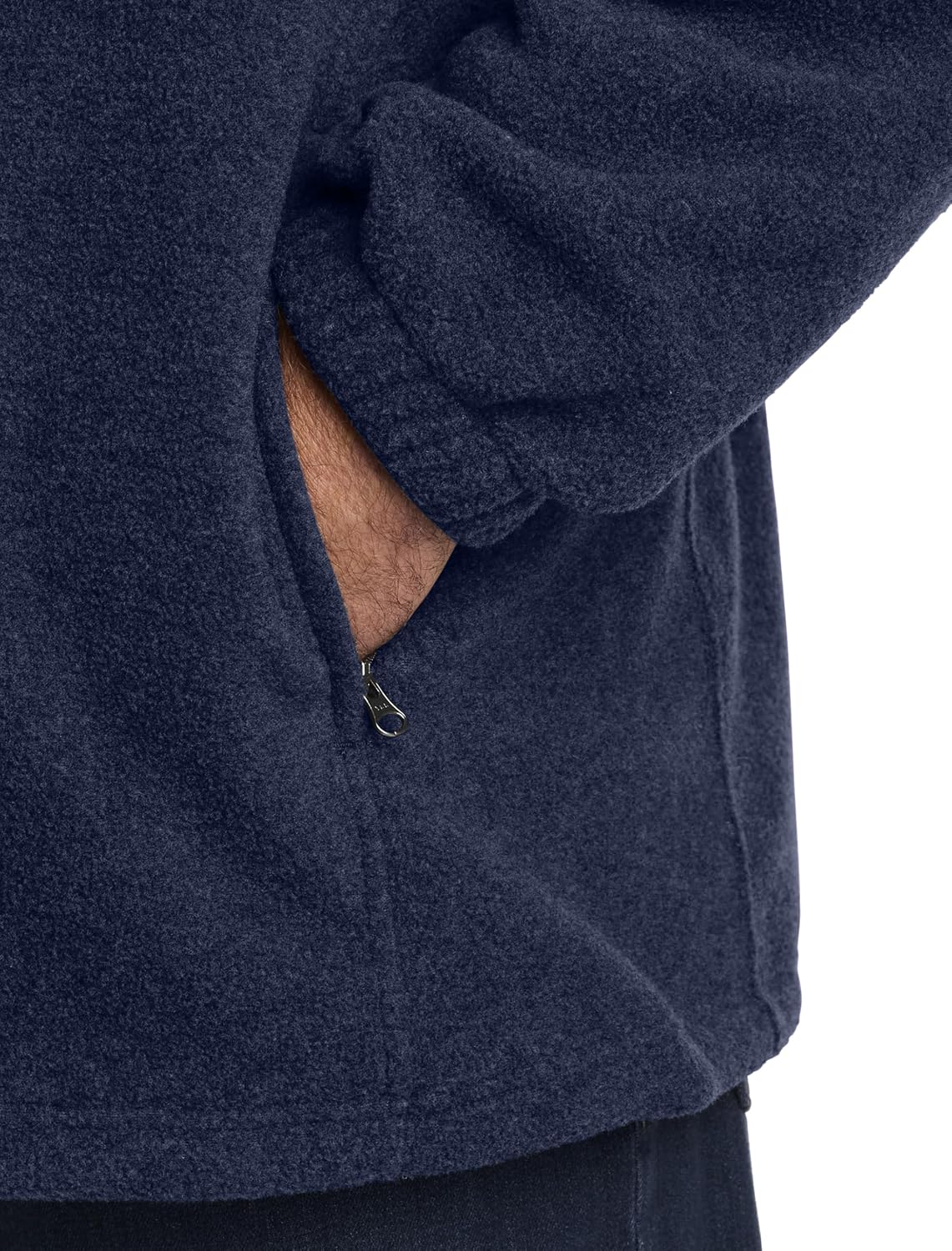 Harbor Bay Big and Tall Full-Zip Polar Fleece Jacket XLT - 6XL image 2