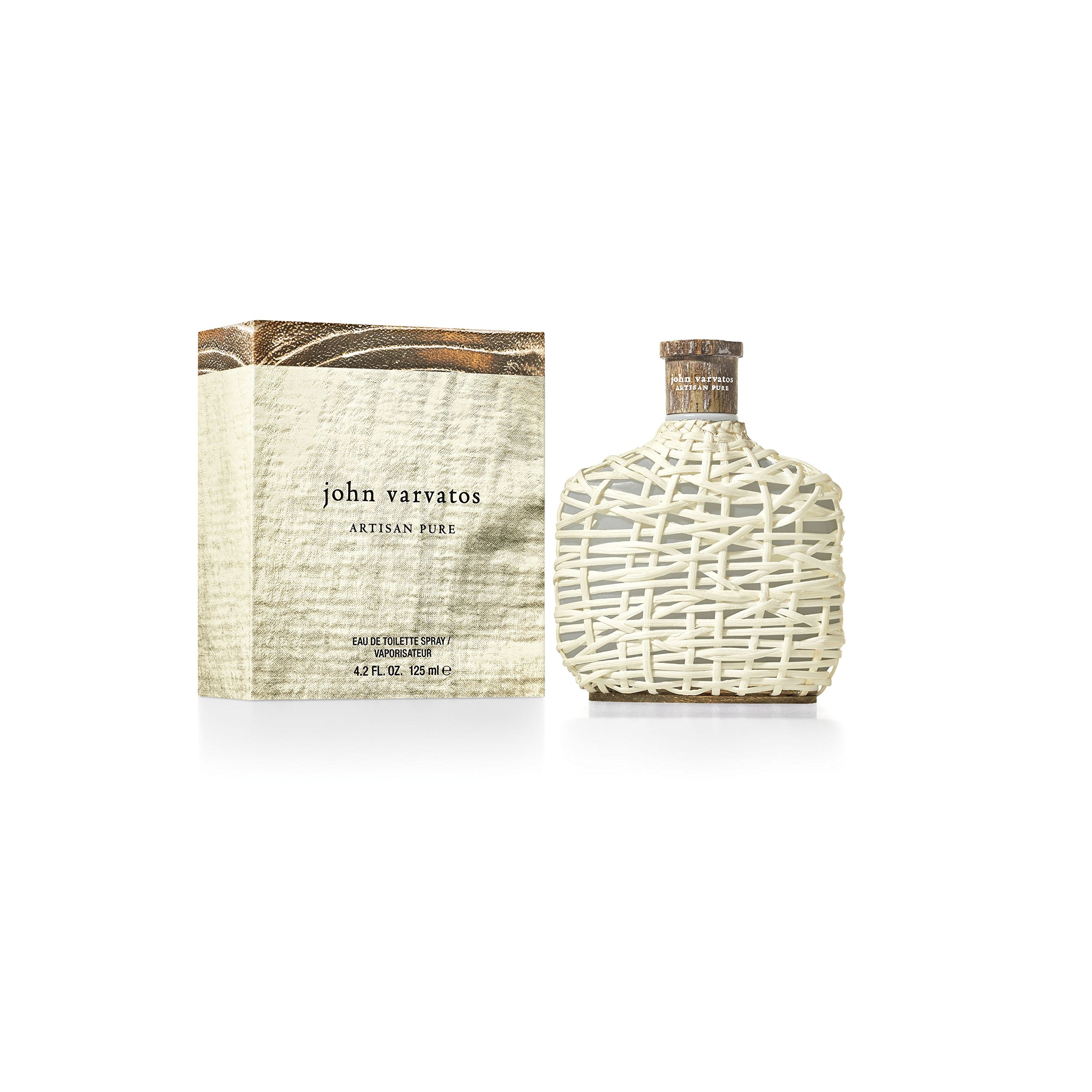 John Varvatos - Artisan Pure - Eau de Toilette Homme - Vaporisateur Parfum Hespéridé et Boisé - Fragrance Durable et Intense - A base d'Agrumes Boisés