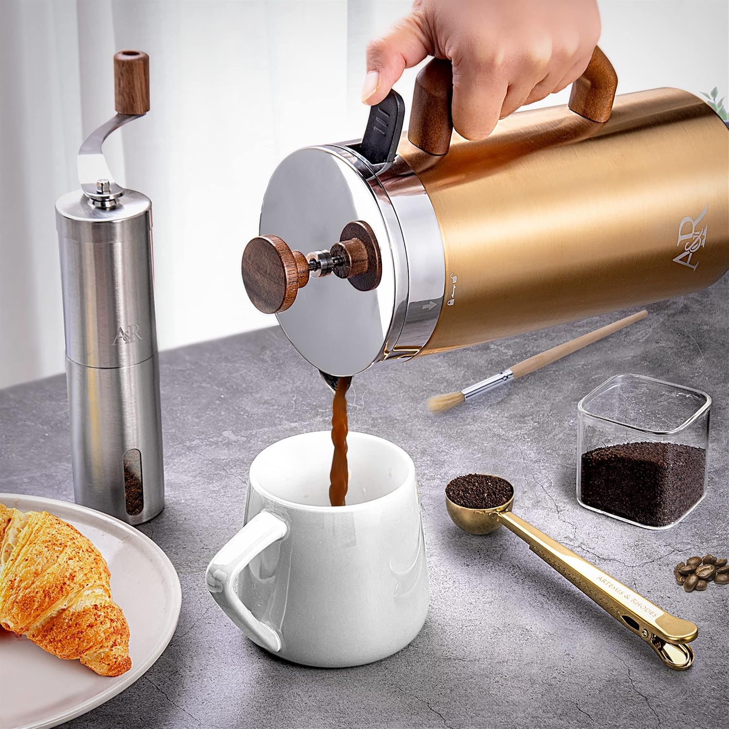 Buy Camping French Press Travel Kit French Coffee Press Set, Travel