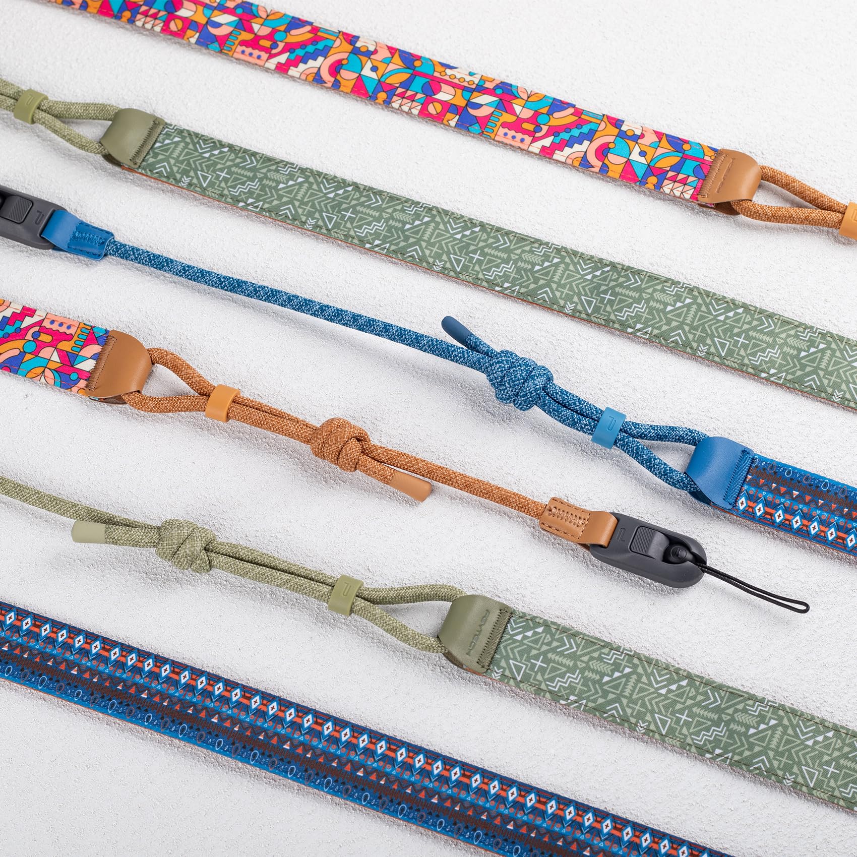 PGYTECH Künstlerischen Stil Kamera-Schultergurt Air, Kameragurt mit Schnellverschluss, verstellbarer 1100-1400 mm Kamera-Umhängegurt für Nikon/Canon/Sony Mirrorless-Kameras (Tribal Geometric) L
