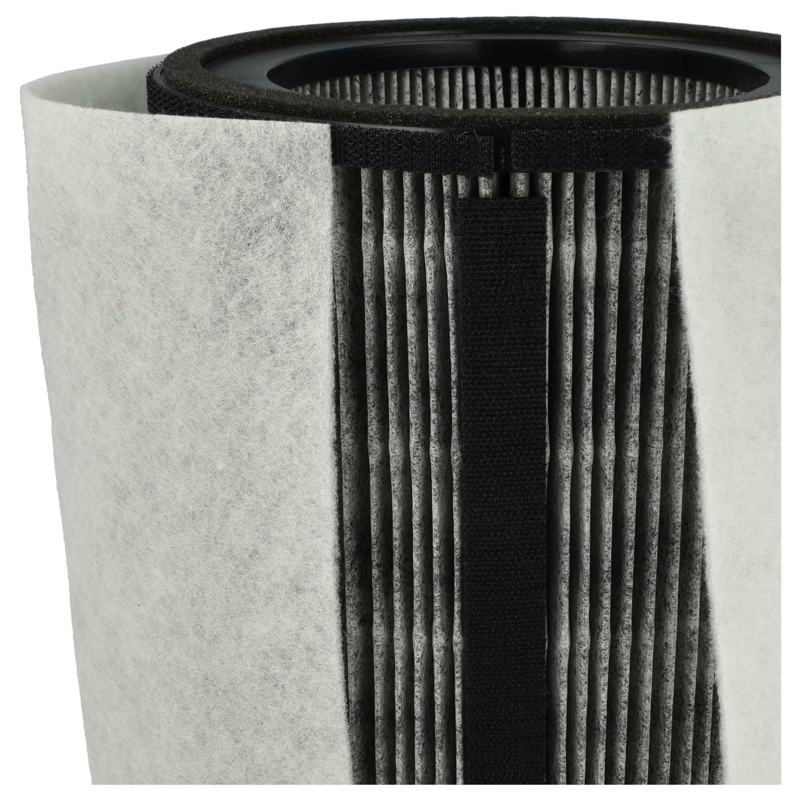 vhbw 2x HEPA Filter H12 kompatibel mit Leifheit/Soehnle Airfresh Clean Connect 500 Luftreiniger - Ersatz-Filter