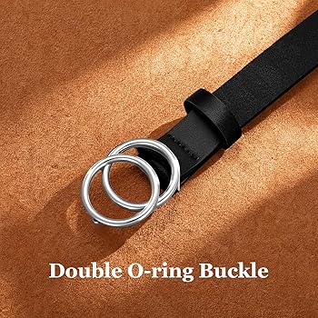 thin black dress belt Thin Classic Black Belt Strap main image 0