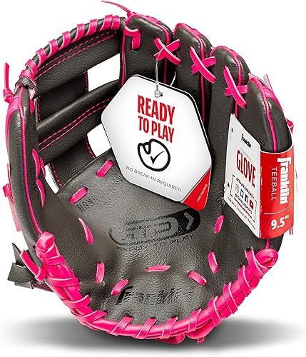 Miniatura 2 de Franklin Sports RTP Performance Series - Guantes de béisbol para zurdos y diestros Negro/Blanco, Gris/Rosa, Azul marino/Rojo