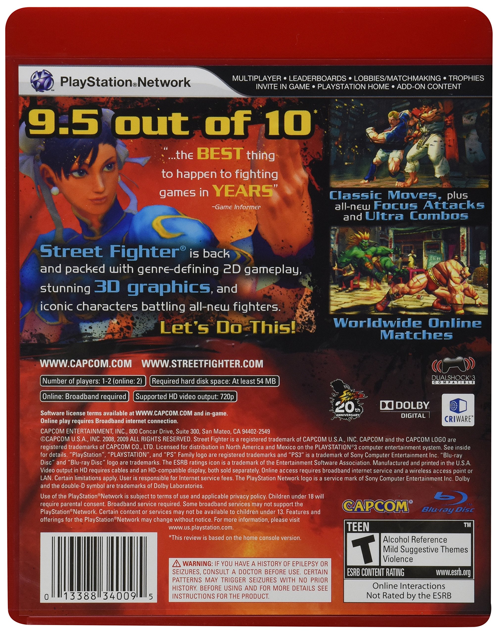 Street Fighter 4 - PlayStation 3: Playstation 3: Video Games