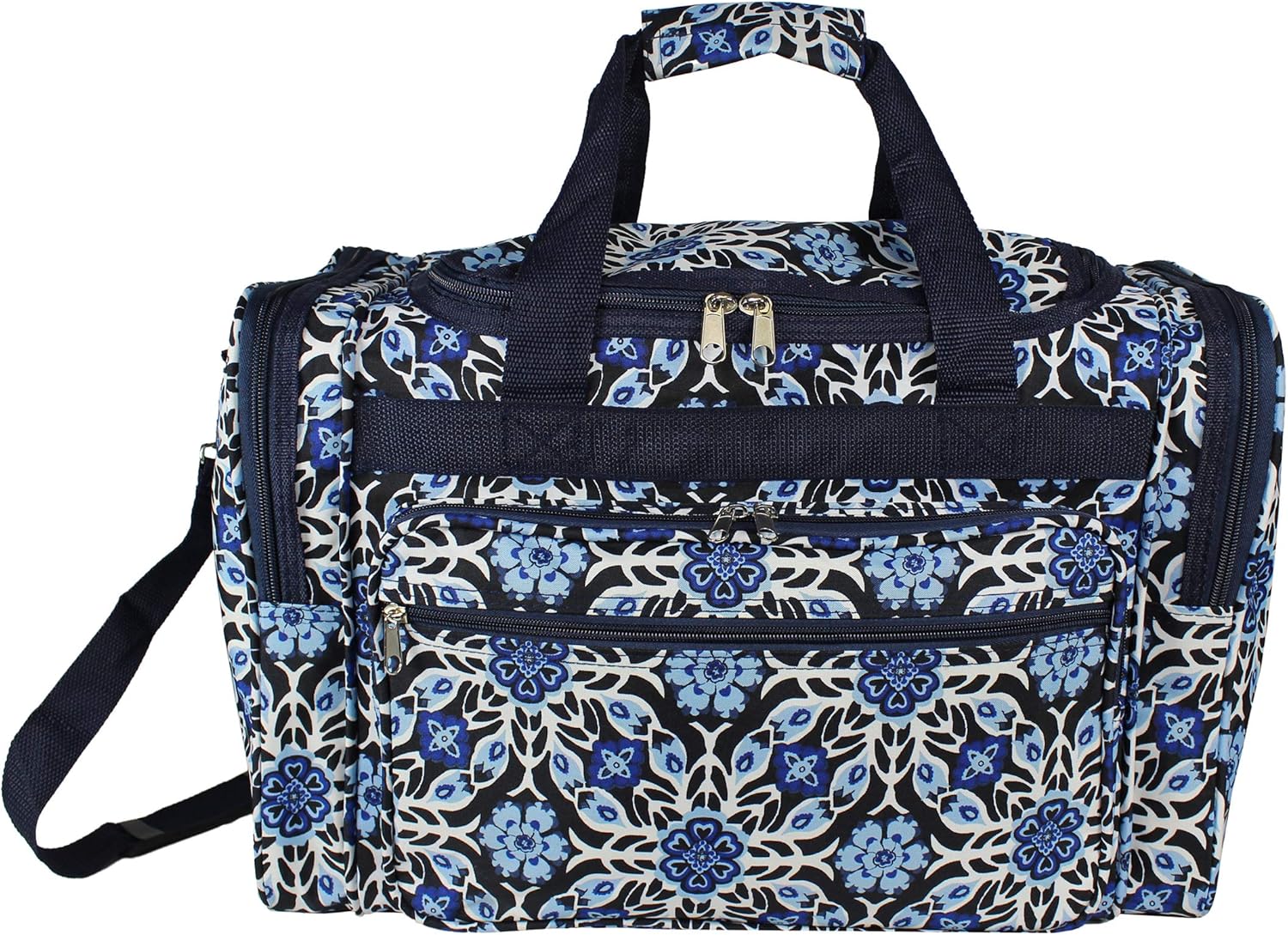 World Traveler 16-inch Carry-On Duffel Bag - Winter Flower