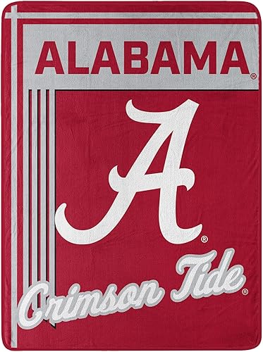 Miniatura 4 de Alabama Crimson Tide - Manta tipo throw de 46" x 60" pulgadas con licencia oficial de la NCAA - Manta de lana polar súper suave y liviana