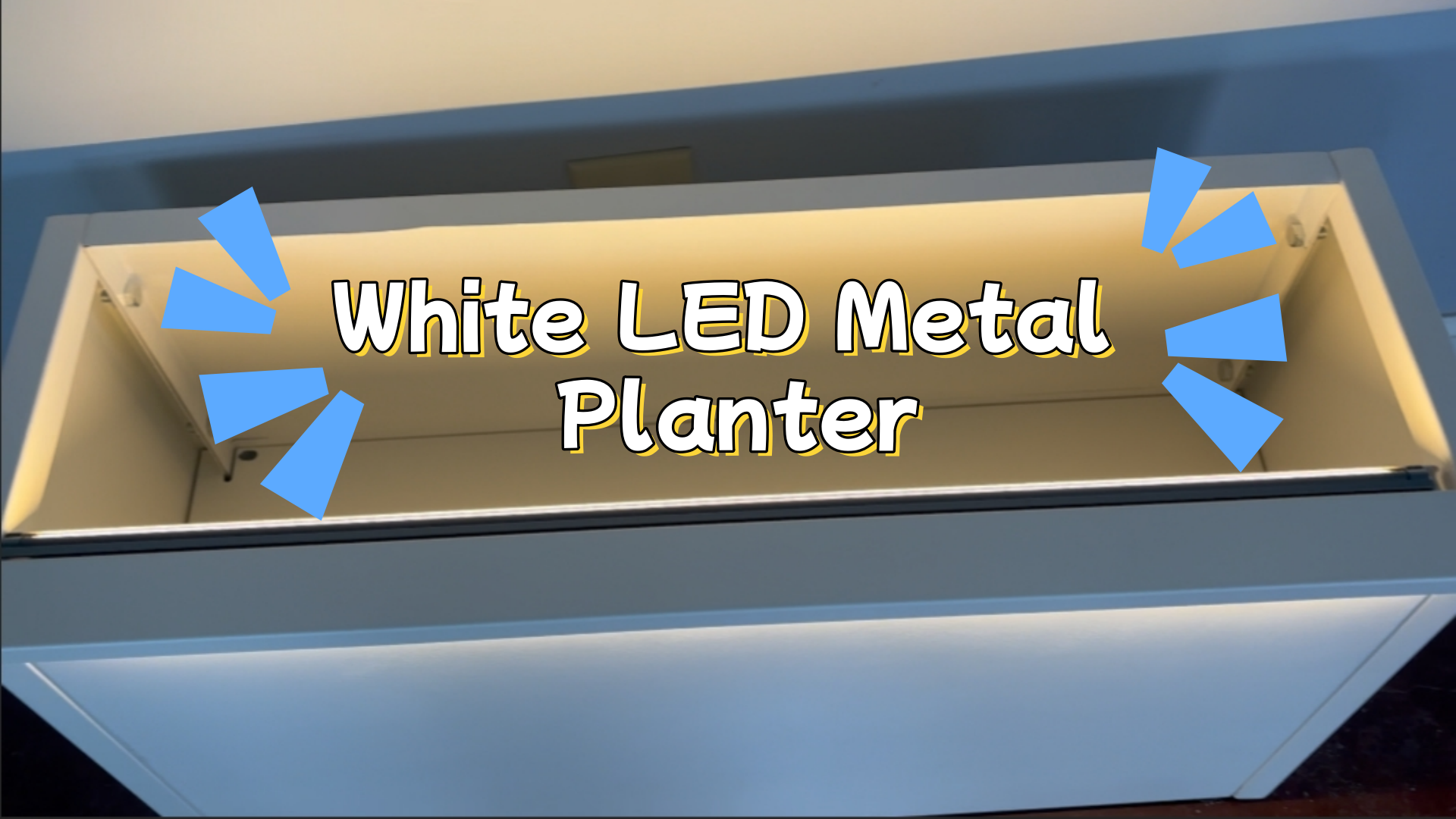 Lighted Planter Boxes Outdoor GSK 30