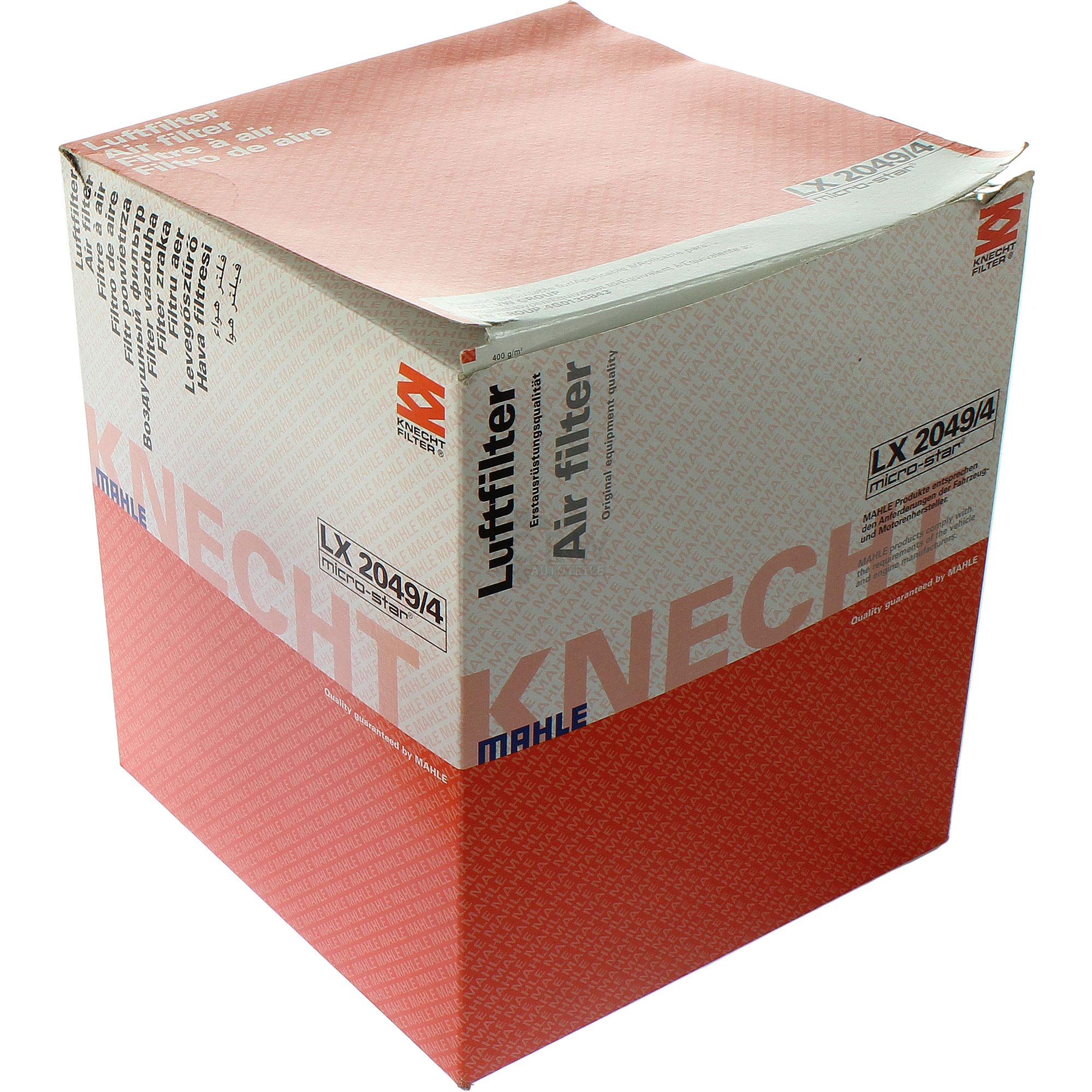 Paquete de inspección Kit de mantenimiento con filtro de aceite OX 420D, filtro de aire LX 2049/4, tornillo de cierre