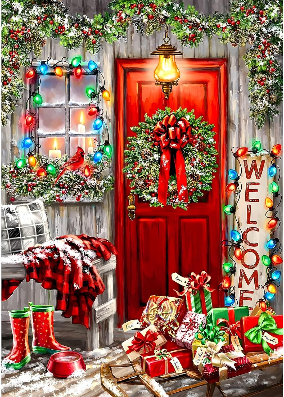 MOGTAA Christmas Diamond Art Kits for Adults